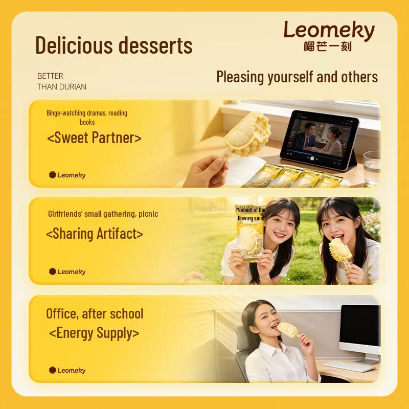 Momento Durian Mango Gelati su Bastoncino Durian Musang King