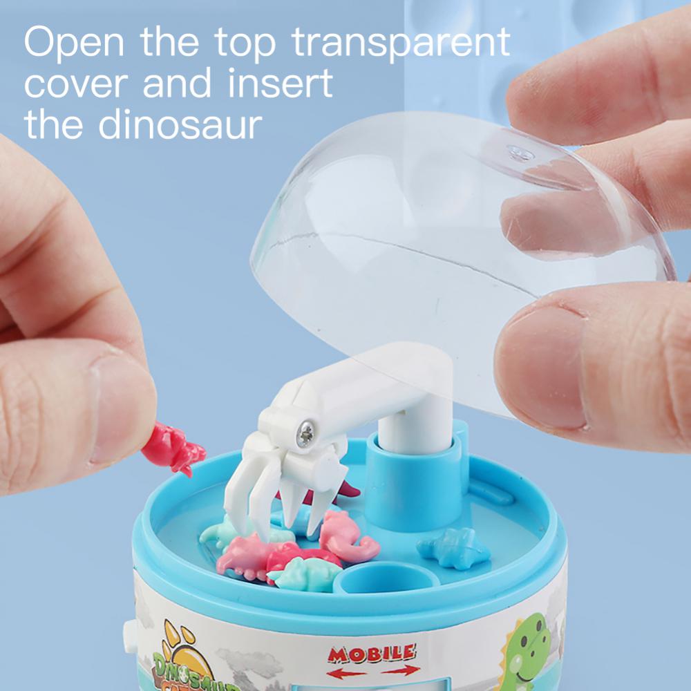 Mini Claw Machine Children's Toys Dinosaur Grabbing Machine Capsule Grabbing And Grabbing Capsule Machine Interactive Toys