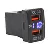 Dual USB Port  R Socket QC3.0 Fast   Charging Outlet Power Adapter for   Fortuner