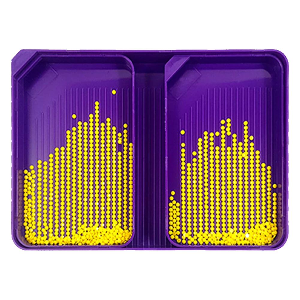 4 Set Diamond Painting Tray Large Capacity Diamond Painting Pen Glue Clay Bead Plate Rhinestone Tray Kit Diamond Art Accessories
