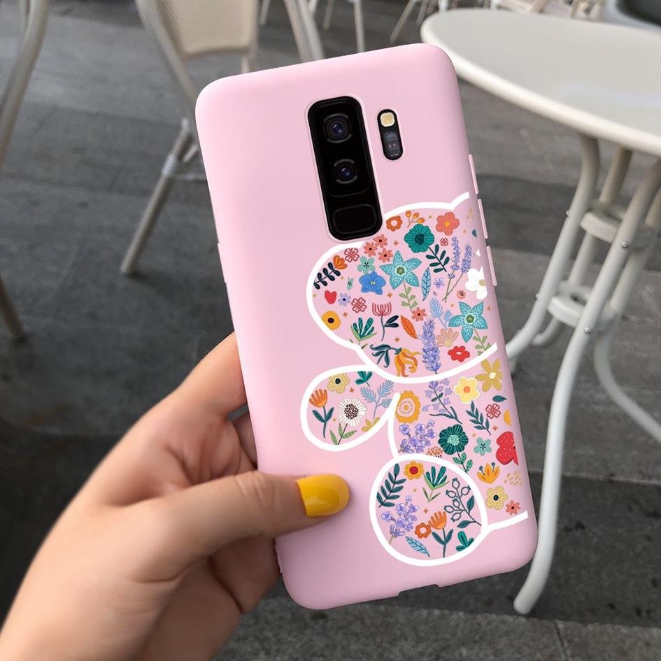 For Samsung Galaxy S9 Case G960F/DS Phone Cover Luxury Cartoon Soft Slim Funda For Samsung S9 Plus G965F S9+ Coque S9Plus Bumper