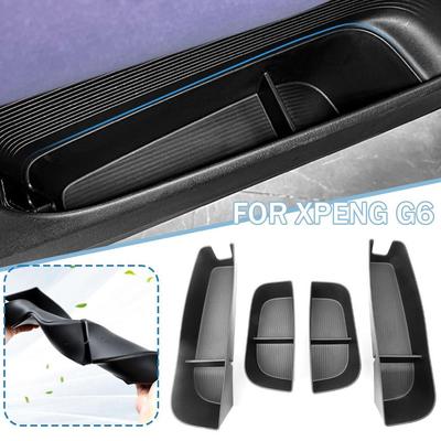 Für Xpeng G6 Türseiten-Aufbewahrungsbox Front- und Hecktürgriff-Organizer Aufräumbox Auto-Innenzubehör