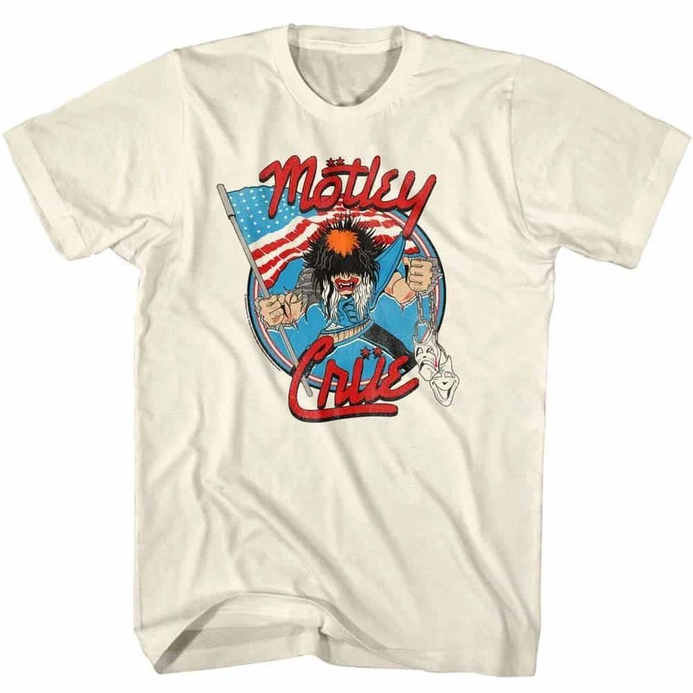 Motley Crue Allister Fiend American Patriot Men s T Shirt 2XL