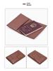 Women's Fashion Woven Sheepskin Passport Wallet & Document Organizer