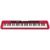 Casio Teclado Eletrônico Casiotone CT-S200RD 61 Teclas Portátil Leve Compacto Design Pop Modo Música de Dança