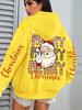 Women's Hip Hop Streetwear Santa Claus Hoodie – Autumn Style