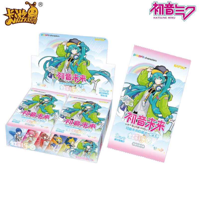 New Hatsune Miku Series Piapro Characters Virtual Singer Collectible Cards Charm Packs Anime Merchandise Gifts