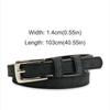 Luxury Design Suede Leather Belt Pin Buckle Frosted Waistband Business Waist Belt  For Women