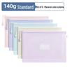 Deli A4 Mesh Zipper File Bags