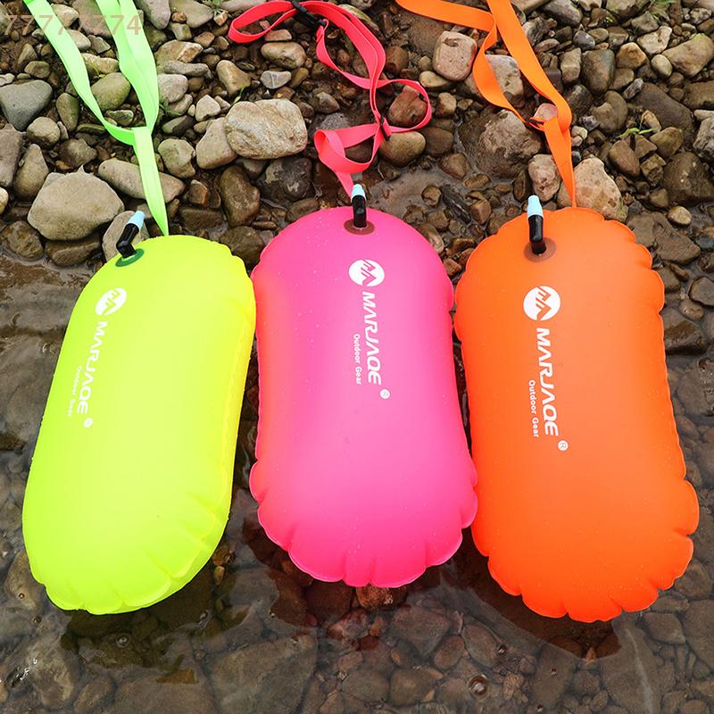 1PC Float Bag PVC Inflatable Swimming Buoy Safety Air Dry Tow Bag Float Signal Drift Bag for Water Sports