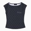 JOEGUSH Boat Neck Sleeveless Top (Heart Dot)