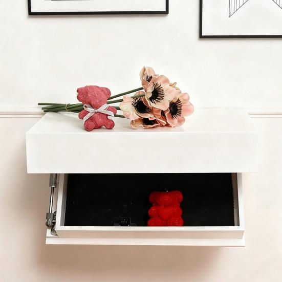 Floating Shelf with Hidden Compartment Modern Wooden Floating Shelf Wall Mount Storage And Display Shelf for Living Room Bedroom Office