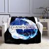 EvaneScence Band Retro Printed Blanket Fashion Warm Blankets Flannel Blanket Bed Linings Home Travel Blankets Birthday Gift