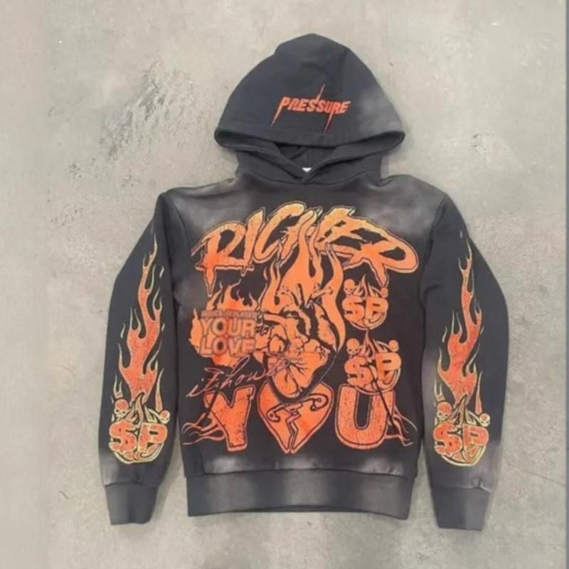 ZYLLO New Streetwear 3D Printed Y2K Men's / Women's Pullover Harajuku Retro Loose Casual High Street Hoodie Sweatshirt