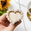 Mobile Phone Creative Style Makeup Mirror Bracket Love Pearl Paste Airbag Tablet Available Support Simple