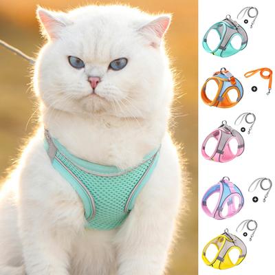 Cats Go Out Anti-breakaway Leash Vest Adjustable Harness