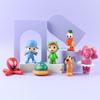Entzückendes Pocoyo Zinkia Plüschfiguren-Set Enthält Bunte Elefanten- und Entenspielzeuge