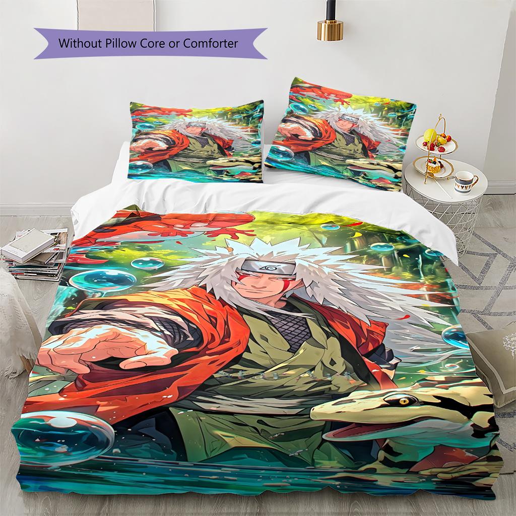 Set Copripiumino Trapuntato con Fantasia Cartone Animato Federa Decorazione per la Casa Regalo di Compleanno (1 * copripiumino + 2 * federa, senza nucleo)