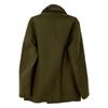 Herno PE0013U Khaki Beaver Fur Stand-Up Collar P-Coat Coat 48 khakiUsed