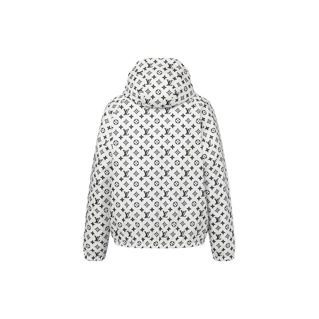 Louis Vuitton Reversible Pinstripe Nylon Hooded Jacket 1ABR9A