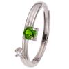 Natural Sapphire Topaz Citrine Amethyst Color Treasure Ring Female Xiaohongshu S925 Sterling Silver Index Finger Ring