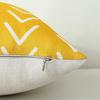 Cushion Cover 45x45 Cm Square Yellow Geometric Letters Modern Decorative Cushion Cover for Pillows Living Room Sofa Home Decor