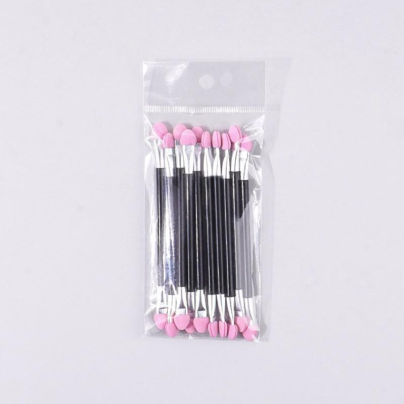 50/10PCS Professional Sponge Stick Eyeshadow applicator Makeup Brush Double head Eyeshadow Brush Mini Portable Sponge nail brush