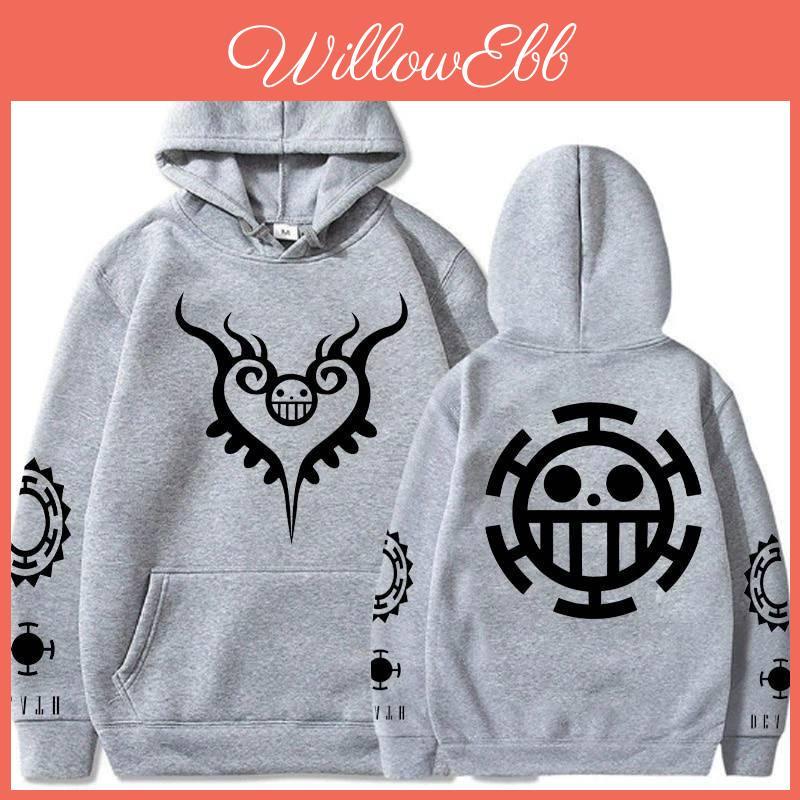 Trafalgar D Water Law Hoodie With Polyester Fabric For Adult Anime Fans