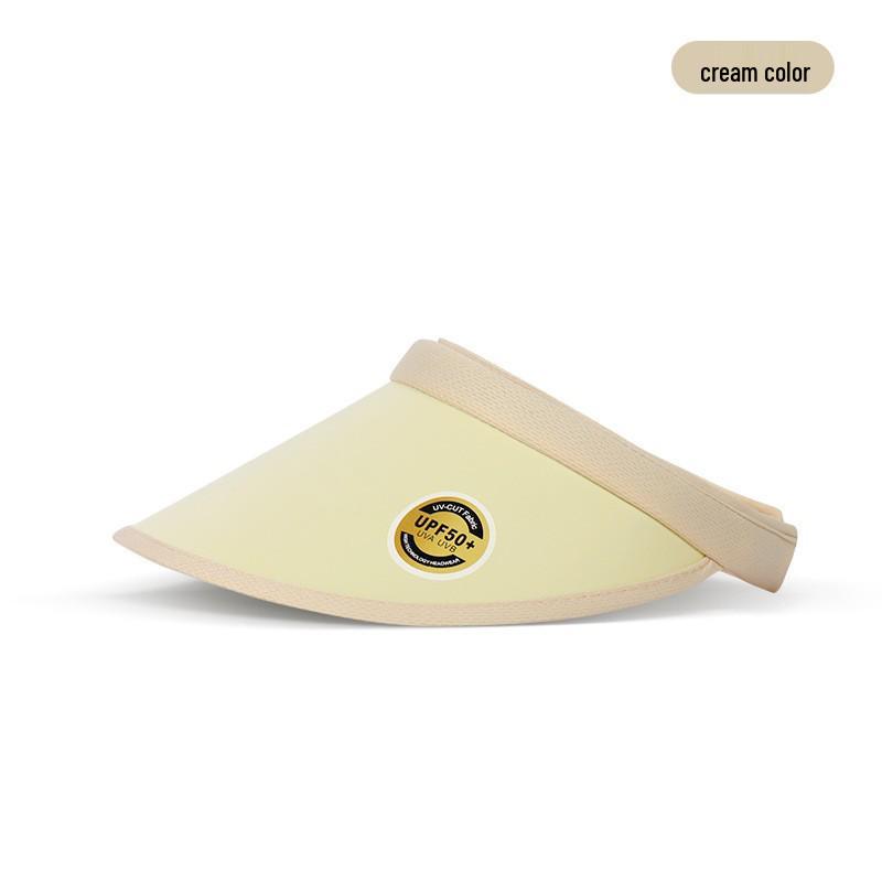 

Женская кепка для гольфа с широкими полями - Дышащая, влагоотводящая шляпа от солнца One Size светло-желтого/кремовый