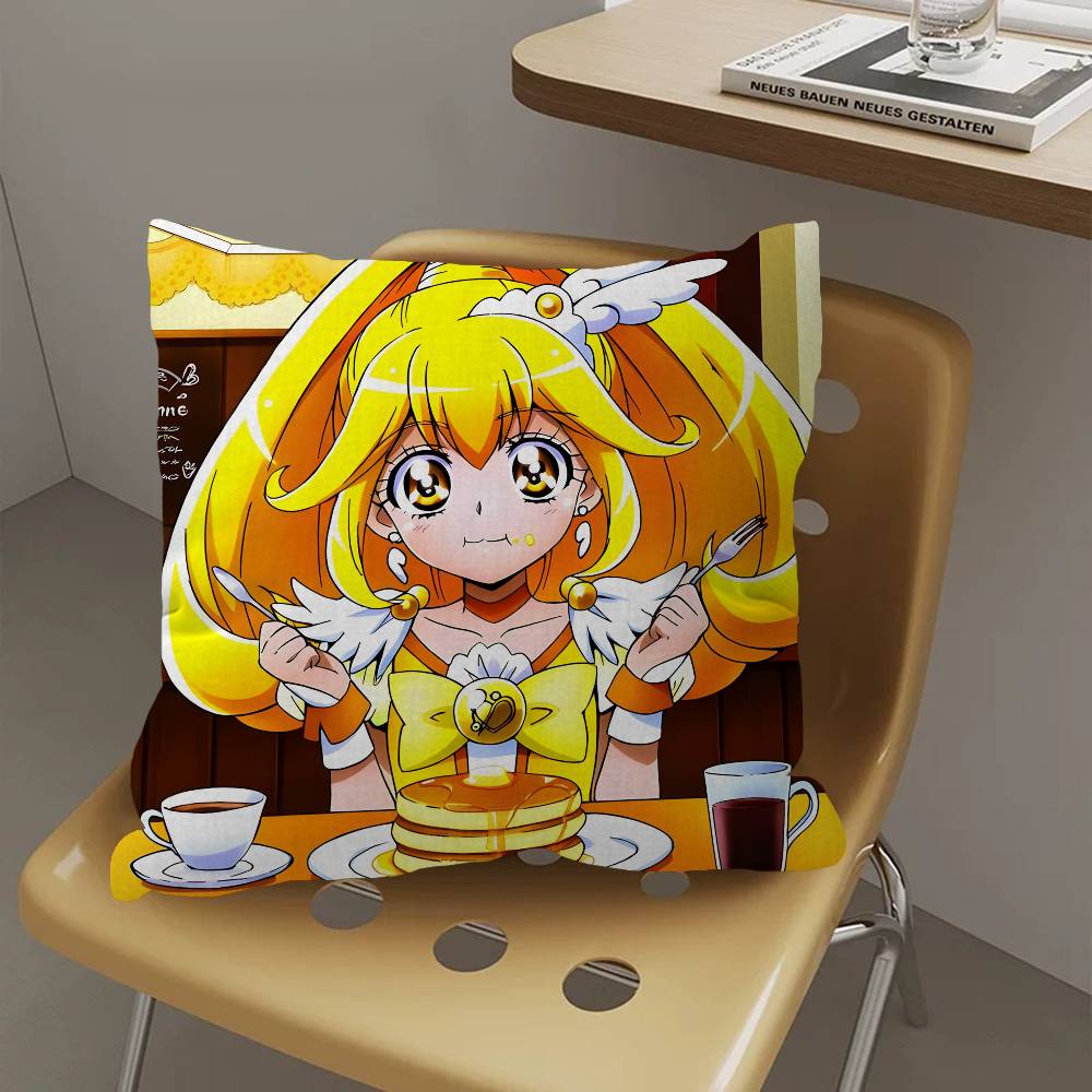 Smile Precure Anime Cushion Cover Decorative Pillow Sofa Home Decor Case Pillow Cases