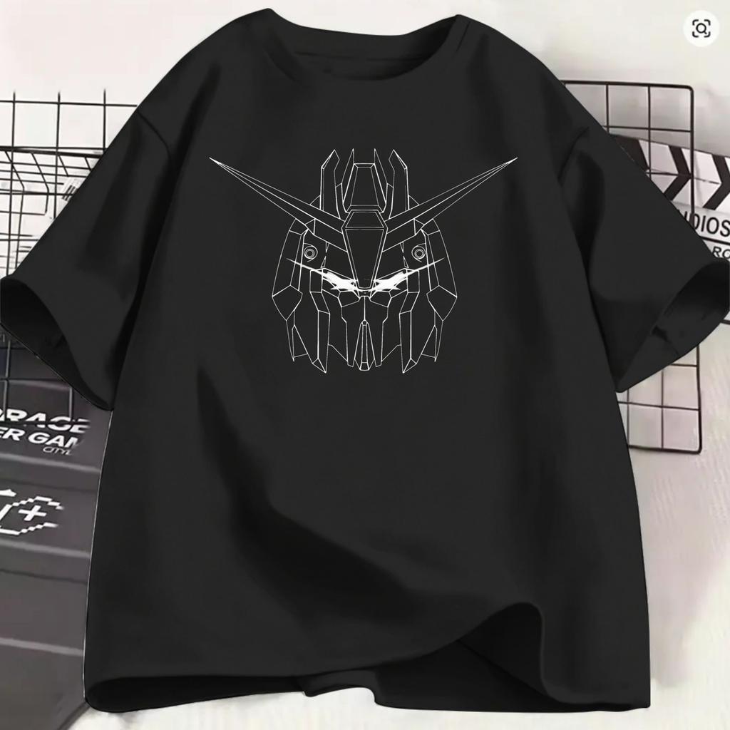 Gundam T Shirt Summer Trending TShirts Male Cotton Comfortable Oversize Clothes ShortSleeve Y2k Funny Tshirt