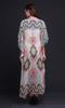 Phagun Tie & Dye Shibori Ladies Plus Size Kaftan Summer Wear Beach Coverup Kimono