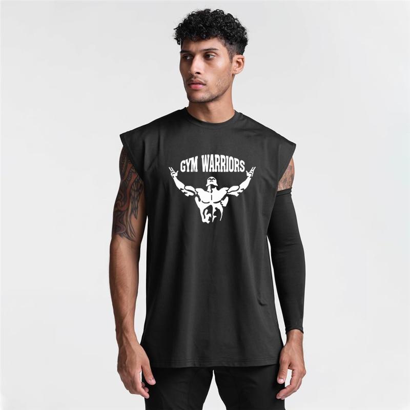 Muscleguys Men's Quick-drying Fitness Sports Running Top Vest Mesh Outdoor Training Breathable Sleeveless