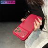 Fluorescent Color Glossy PC Phone Case For iPhone 17 17 Pro 16 16Pro 15 14 13 Pro Max Full Lens Camera Protective Back Cover