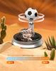 Solar Rotating Football Aromatherapy Ornament for Car Interior - Summer Fragrance Collection