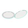 3.5 Inch LED Mirror 1X 10X Magnification Double Sided Makeup Mirror for Home Travel Built In Battery Green