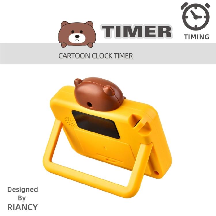 Countdown Timer Cartoon Animal Digital Timer for Cooking, Study, Exercise