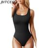 BITCED Summer Women's U-Neck Sleeveless Tank Top Bodysuit