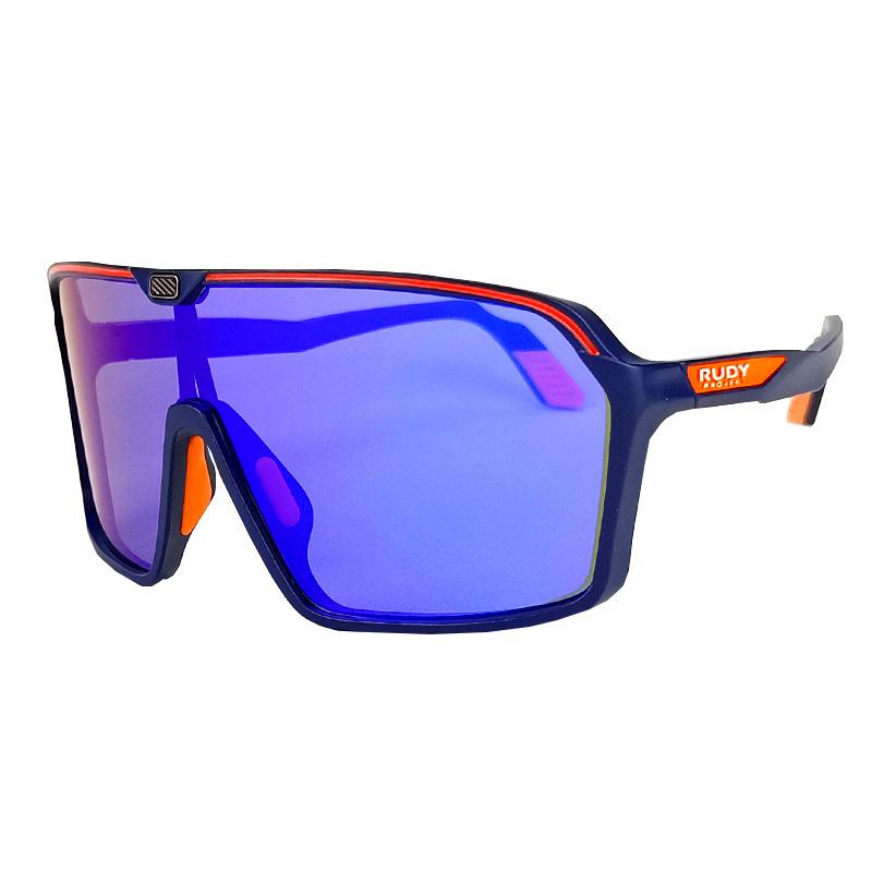 New UV Resistant Men's and Women's Large Frame Sunglasses Colorful Goggles Outdoor Cycling Goggles