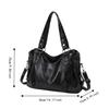 Large Capacity Handbag Zipper Closure Tote Bag Vintage Hobo Bag  Work Commute