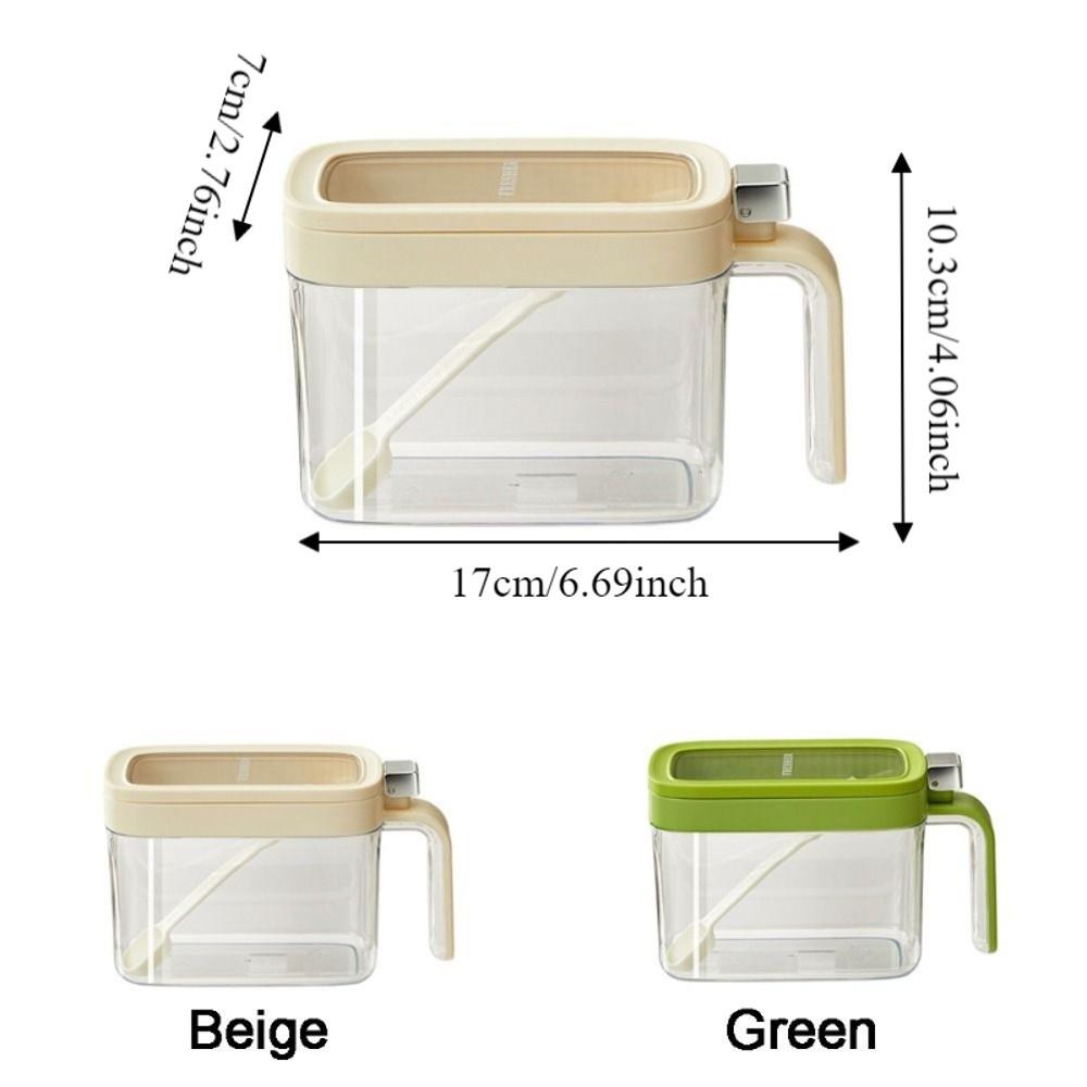 Plastic Pop-Top Seasoning Box Sealed Spice Storage Container Practical Spice Jars  Kitchen
