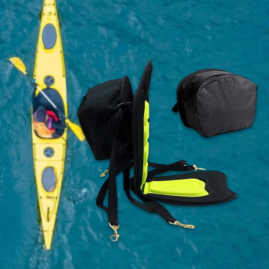 Paddleboard Kayak Seat Storage Bag Water Resistant Detachable Lightweight with Zipper Sleek Pouch