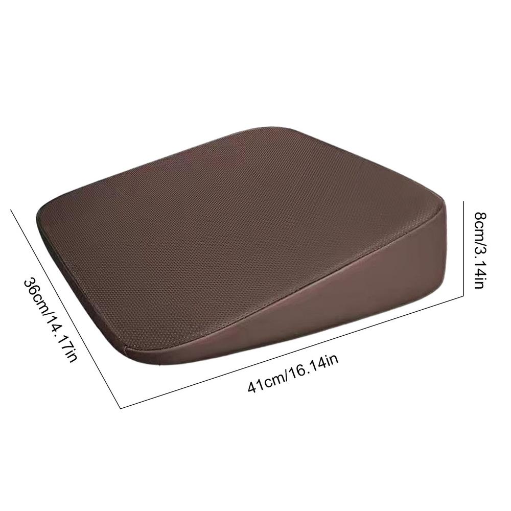 Wedge Seat Cushion 6/8CM Ergonomic Heightening Sloping Seat Booster Cushion Improve Driving Vision For Car Office Seat