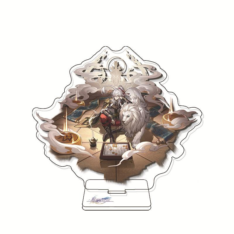 

Honkai Star Rail Байлу Мультяшная Акриловая Фигурка Подставка Украшение Игрового Персонажа Jing Yuan
