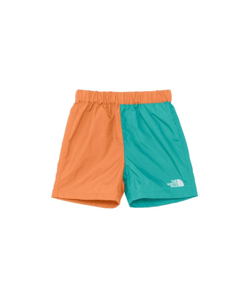 The North Face B Class V Geyser 90 Short, Aqua/Bright Cantaloupe,