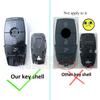 Custodia Guscio Scocca per Chiave Auto a 3 4 Pulsanti per Mercedes Benz Classe A C E S G GLC CLE CLA GLB GLS W177 W205 W213 W222 X167 AMG