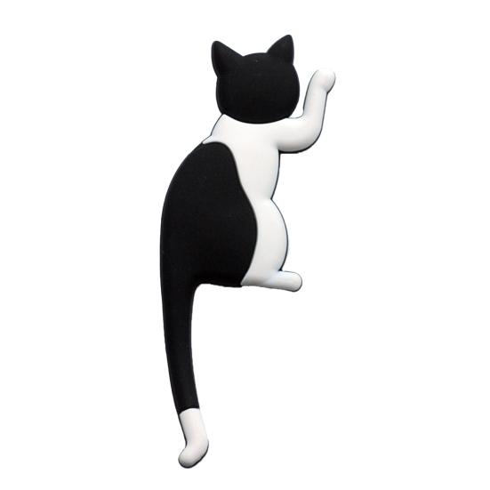 Creative Fridge Hook Cartoon Animal Shape Cat Tail Refrigerator Magnet Sticker for Home