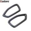 Car Front Side Air Condition Vent Outlet Cover Trim For Hyundai Santa Fe    Carbon Fiber Interior Accessories