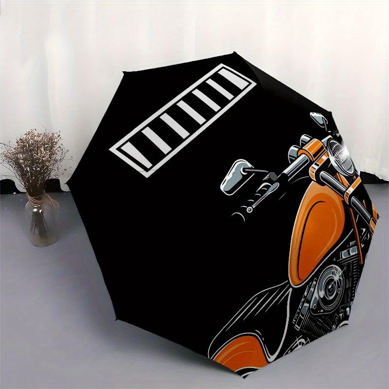 1pc MotorcycleHeadlight Themed High-quality Umbrella,Automatic Opening and Closing Umbrella,Multi-functional Umbrella G0811002
