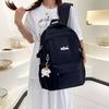 Schoolbag Wholesale Backpack Female Junior High School Student Schoolbag Simple Outdoor Travel Backpack Fashionable Large Capacity Computer Backpack